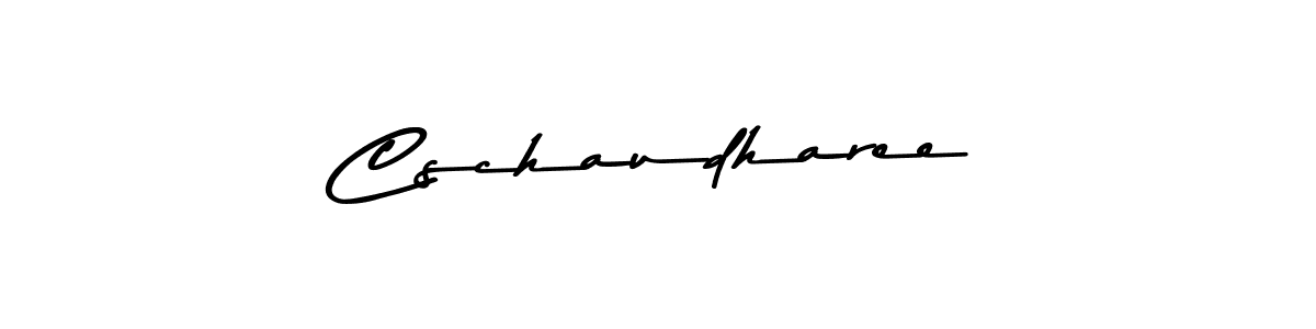 Design your own signature with our free online signature maker. With this signature software, you can create a handwritten (Asem Kandis PERSONAL USE) signature for name Cschaudharee. Cschaudharee signature style 9 images and pictures png