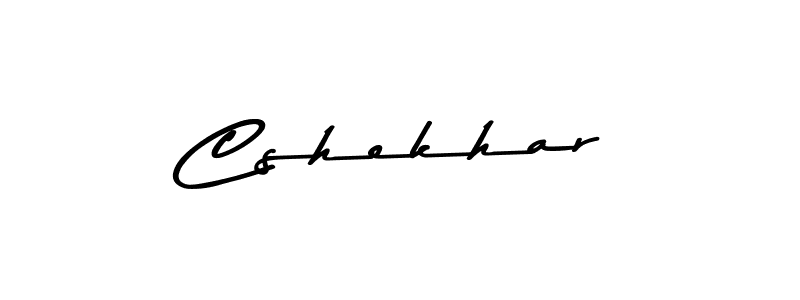 Use a signature maker to create a handwritten signature online. With this signature software, you can design (Asem Kandis PERSONAL USE) your own signature for name Cshekhar. Cshekhar signature style 9 images and pictures png