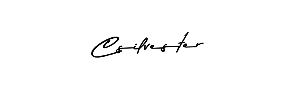 This is the best signature style for the Csilvester name. Also you like these signature font (Asem Kandis PERSONAL USE). Mix name signature. Csilvester signature style 9 images and pictures png