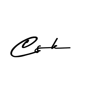 Also we have Csk name is the best signature style. Create professional handwritten signature collection using Asem Kandis PERSONAL USE autograph style. Csk signature style 9 images and pictures png
