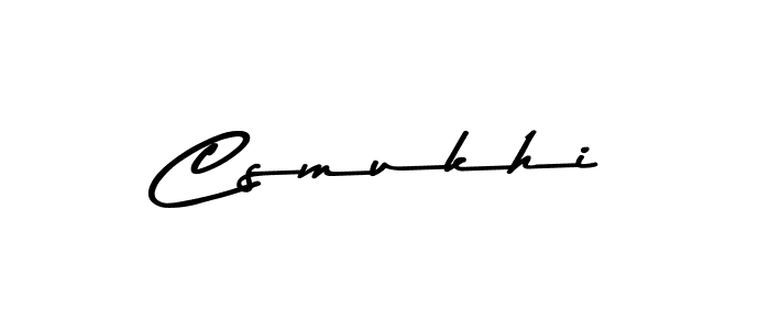 Here are the top 10 professional signature styles for the name Csmukhi. These are the best autograph styles you can use for your name. Csmukhi signature style 9 images and pictures png