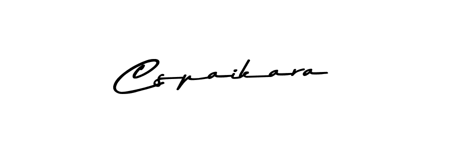Use a signature maker to create a handwritten signature online. With this signature software, you can design (Asem Kandis PERSONAL USE) your own signature for name Cspaikara. Cspaikara signature style 9 images and pictures png