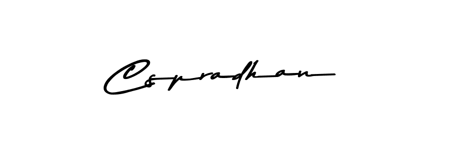 How to make Cspradhan signature? Asem Kandis PERSONAL USE is a professional autograph style. Create handwritten signature for Cspradhan name. Cspradhan signature style 9 images and pictures png