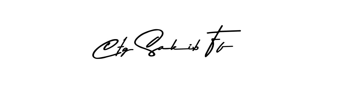Ctg Sakib Ff stylish signature style. Best Handwritten Sign (Asem Kandis PERSONAL USE) for my name. Handwritten Signature Collection Ideas for my name Ctg Sakib Ff. Ctg Sakib Ff signature style 9 images and pictures png