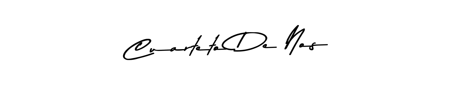 Create a beautiful signature design for name Cuarteto De Nos. With this signature (Asem Kandis PERSONAL USE) fonts, you can make a handwritten signature for free. Cuarteto De Nos signature style 9 images and pictures png