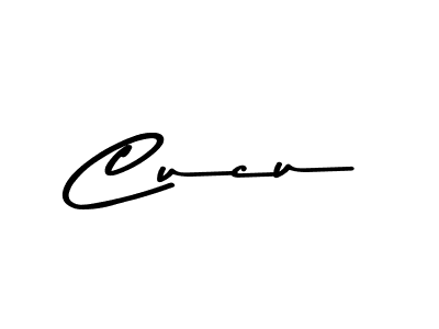 How to make Cucu name signature. Use Asem Kandis PERSONAL USE style for creating short signs online. This is the latest handwritten sign. Cucu signature style 9 images and pictures png