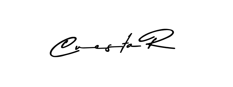 Use a signature maker to create a handwritten signature online. With this signature software, you can design (Asem Kandis PERSONAL USE) your own signature for name Cuesta R. Cuesta R signature style 9 images and pictures png