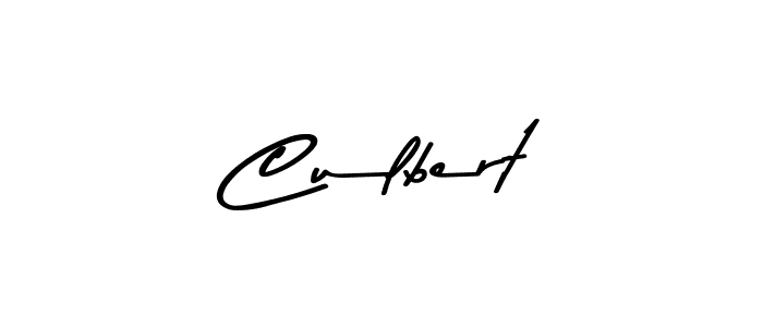 How to make Culbert name signature. Use Asem Kandis PERSONAL USE style for creating short signs online. This is the latest handwritten sign. Culbert signature style 9 images and pictures png