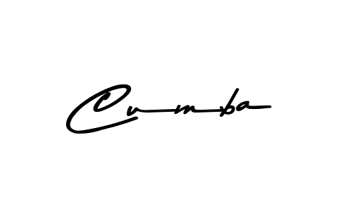 How to make Cumba signature? Asem Kandis PERSONAL USE is a professional autograph style. Create handwritten signature for Cumba name. Cumba signature style 9 images and pictures png