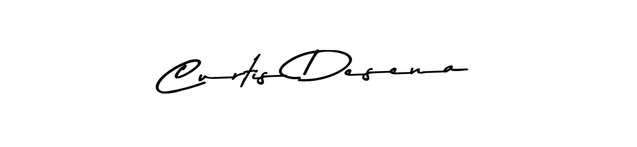 Also we have Curtis Desena name is the best signature style. Create professional handwritten signature collection using Asem Kandis PERSONAL USE autograph style. Curtis Desena signature style 9 images and pictures png