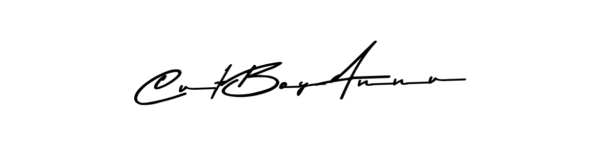 Cut Boy Annu stylish signature style. Best Handwritten Sign (Asem Kandis PERSONAL USE) for my name. Handwritten Signature Collection Ideas for my name Cut Boy Annu. Cut Boy Annu signature style 9 images and pictures png