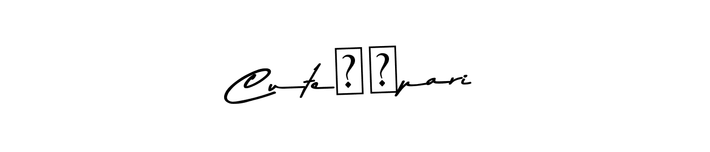 Similarly Asem Kandis PERSONAL USE is the best handwritten signature design. Signature creator online .You can use it as an online autograph creator for name Cute❤️pari. Cute❤️pari signature style 9 images and pictures png