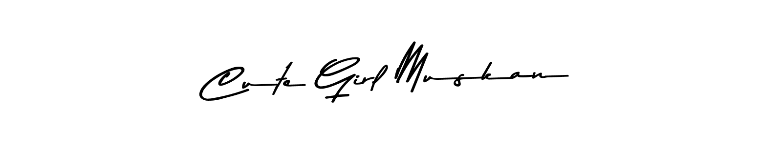 The best way (Asem Kandis PERSONAL USE) to make a short signature is to pick only two or three words in your name. The name Cute Girl Muskan include a total of six letters. For converting this name. Cute Girl Muskan signature style 9 images and pictures png