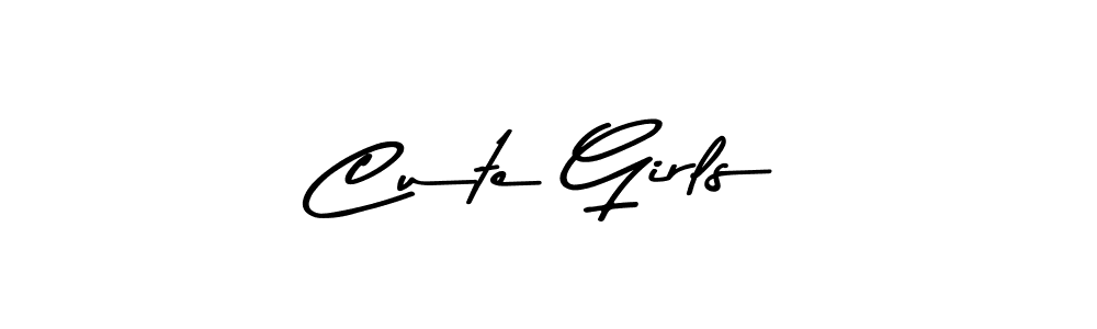 if you are searching for the best signature style for your name Cute Girls. so please give up your signature search. here we have designed multiple signature styles  using Asem Kandis PERSONAL USE. Cute Girls signature style 9 images and pictures png