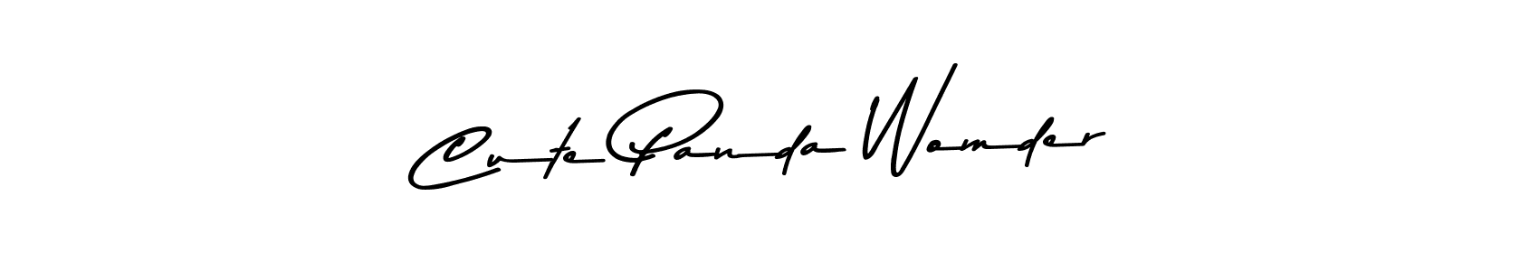 Make a beautiful signature design for name Cute Panda Womder. Use this online signature maker to create a handwritten signature for free. Cute Panda Womder signature style 9 images and pictures png