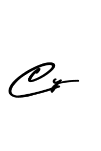 Create a beautiful signature design for name Cy. With this signature (Asem Kandis PERSONAL USE) fonts, you can make a handwritten signature for free. Cy signature style 9 images and pictures png