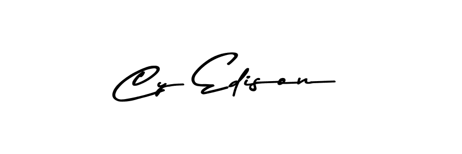 Also we have Cy Edison name is the best signature style. Create professional handwritten signature collection using Asem Kandis PERSONAL USE autograph style. Cy Edison signature style 9 images and pictures png