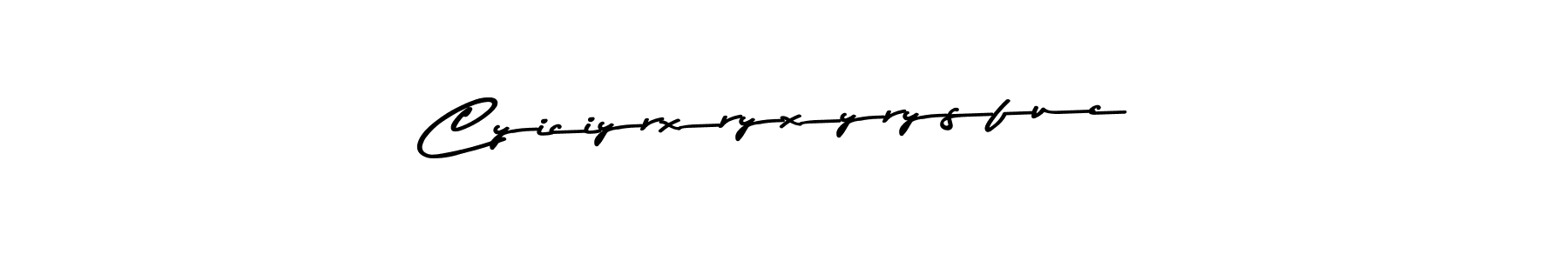 Use a signature maker to create a handwritten signature online. With this signature software, you can design (Asem Kandis PERSONAL USE) your own signature for name Cyiciyrxryxyrysfuc. Cyiciyrxryxyrysfuc signature style 9 images and pictures png