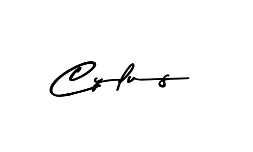 Make a beautiful signature design for name Cylus. With this signature (Asem Kandis PERSONAL USE) style, you can create a handwritten signature for free. Cylus signature style 9 images and pictures png