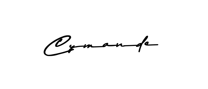 Create a beautiful signature design for name Cymande. With this signature (Asem Kandis PERSONAL USE) fonts, you can make a handwritten signature for free. Cymande signature style 9 images and pictures png