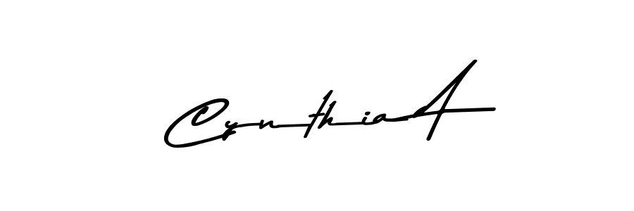 How to Draw Cynthia A signature style? Asem Kandis PERSONAL USE is a latest design signature styles for name Cynthia A. Cynthia A signature style 9 images and pictures png