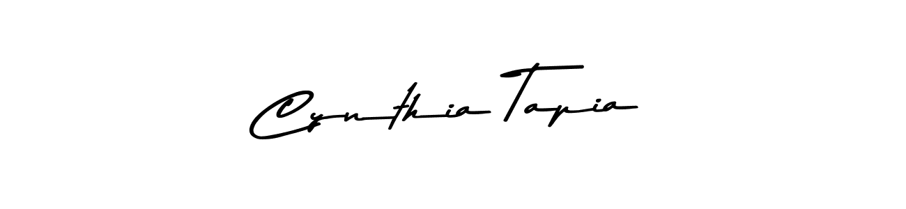 Create a beautiful signature design for name Cynthia Tapia. With this signature (Asem Kandis PERSONAL USE) fonts, you can make a handwritten signature for free. Cynthia Tapia signature style 9 images and pictures png