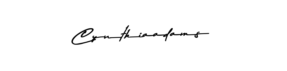 Design your own signature with our free online signature maker. With this signature software, you can create a handwritten (Asem Kandis PERSONAL USE) signature for name Cynthiaadams. Cynthiaadams signature style 9 images and pictures png