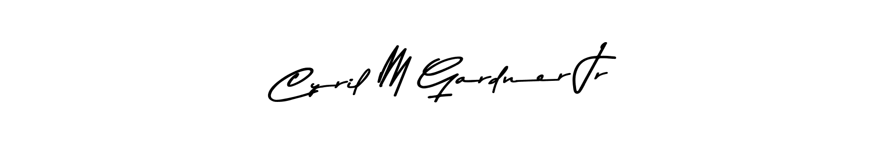 The best way (Asem Kandis PERSONAL USE) to make a short signature is to pick only two or three words in your name. The name Cyril M Gardner Jr include a total of six letters. For converting this name. Cyril M Gardner Jr signature style 9 images and pictures png