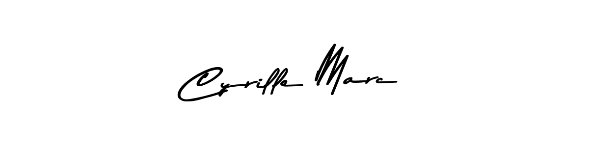 Cyrille Marc stylish signature style. Best Handwritten Sign (Asem Kandis PERSONAL USE) for my name. Handwritten Signature Collection Ideas for my name Cyrille Marc. Cyrille Marc signature style 9 images and pictures png