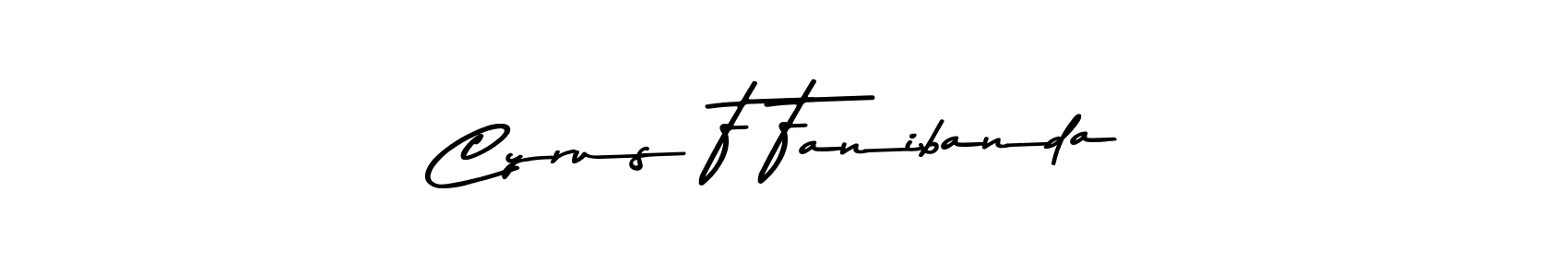 Also You can easily find your signature by using the search form. We will create Cyrus F Fanibanda name handwritten signature images for you free of cost using Asem Kandis PERSONAL USE sign style. Cyrus F Fanibanda signature style 9 images and pictures png