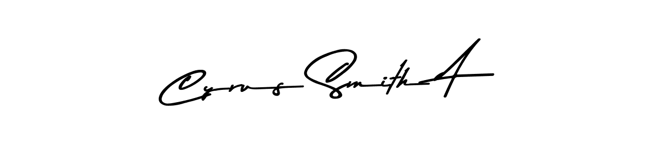 How to make Cyrus Smith A name signature. Use Asem Kandis PERSONAL USE style for creating short signs online. This is the latest handwritten sign. Cyrus Smith A signature style 9 images and pictures png