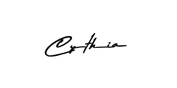 Create a beautiful signature design for name Cythia. With this signature (Asem Kandis PERSONAL USE) fonts, you can make a handwritten signature for free. Cythia signature style 9 images and pictures png