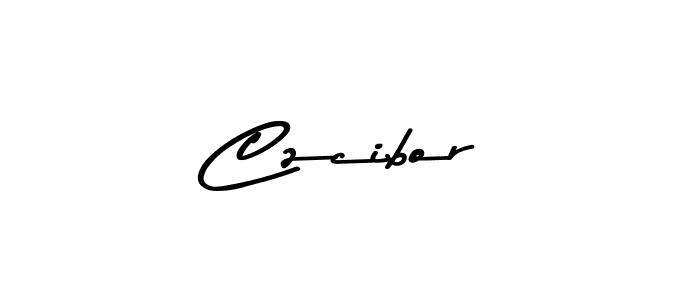 Use a signature maker to create a handwritten signature online. With this signature software, you can design (Asem Kandis PERSONAL USE) your own signature for name Czcibor. Czcibor signature style 9 images and pictures png