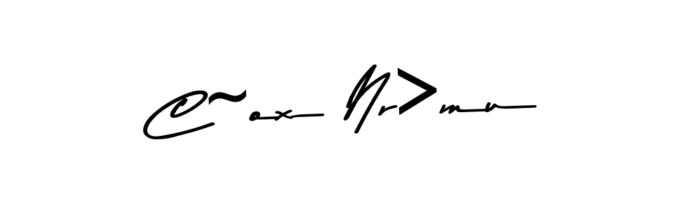 Design your own signature with our free online signature maker. With this signature software, you can create a handwritten (Asem Kandis PERSONAL USE) signature for name C~ox Nr>mu. C~ox Nr>mu signature style 9 images and pictures png