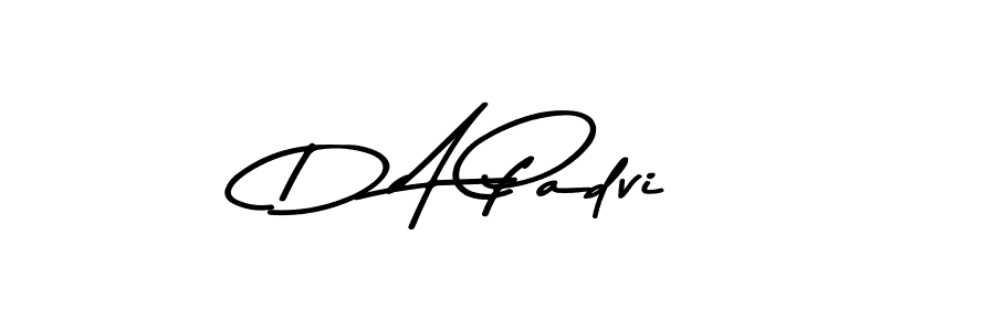 Best and Professional Signature Style for D A Padvi. Asem Kandis PERSONAL USE Best Signature Style Collection. D A Padvi signature style 9 images and pictures png