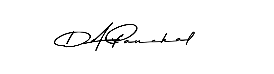 Design your own signature with our free online signature maker. With this signature software, you can create a handwritten (Asem Kandis PERSONAL USE) signature for name D A Panchal. D A Panchal signature style 9 images and pictures png