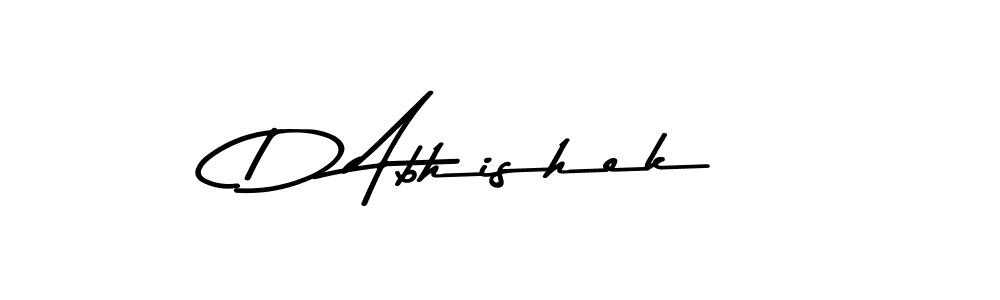 How to make D Abhishek signature? Asem Kandis PERSONAL USE is a professional autograph style. Create handwritten signature for D Abhishek name. D Abhishek signature style 9 images and pictures png