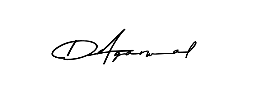 Asem Kandis PERSONAL USE is a professional signature style that is perfect for those who want to add a touch of class to their signature. It is also a great choice for those who want to make their signature more unique. Get D Agarwal name to fancy signature for free. D Agarwal signature style 9 images and pictures png