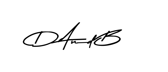 Also we have D And B name is the best signature style. Create professional handwritten signature collection using Asem Kandis PERSONAL USE autograph style. D And B signature style 9 images and pictures png