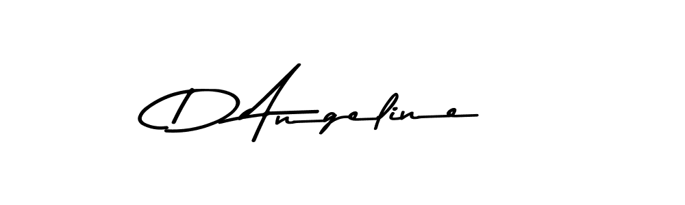 Also we have D Angeline name is the best signature style. Create professional handwritten signature collection using Asem Kandis PERSONAL USE autograph style. D Angeline signature style 9 images and pictures png