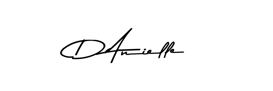 Asem Kandis PERSONAL USE is a professional signature style that is perfect for those who want to add a touch of class to their signature. It is also a great choice for those who want to make their signature more unique. Get D Anielle name to fancy signature for free. D Anielle signature style 9 images and pictures png