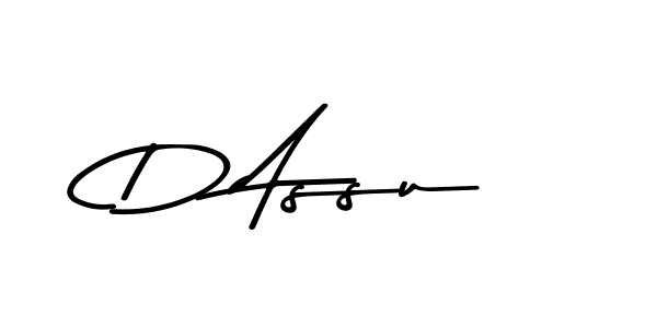 The best way (Asem Kandis PERSONAL USE) to make a short signature is to pick only two or three words in your name. The name D Assu include a total of six letters. For converting this name. D Assu signature style 9 images and pictures png