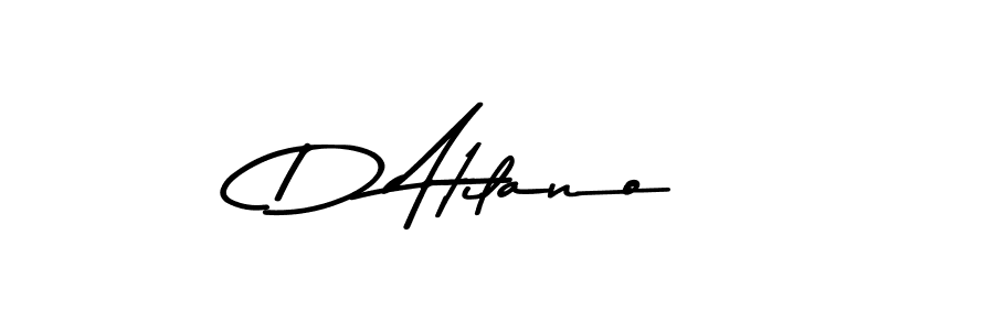 Similarly Asem Kandis PERSONAL USE is the best handwritten signature design. Signature creator online .You can use it as an online autograph creator for name D Atilano. D Atilano signature style 9 images and pictures png