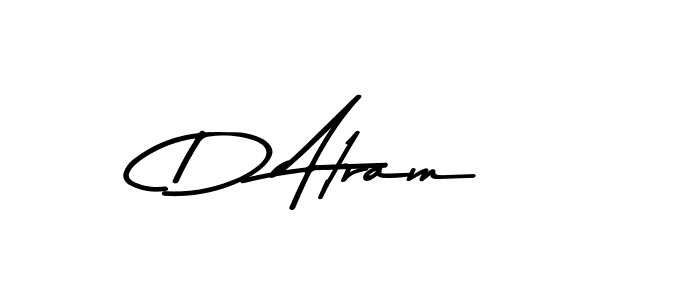 How to make D Atram signature? Asem Kandis PERSONAL USE is a professional autograph style. Create handwritten signature for D Atram name. D Atram signature style 9 images and pictures png