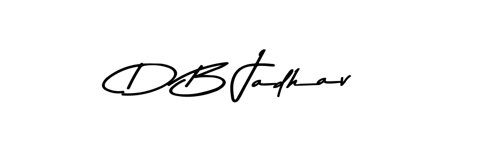 Use a signature maker to create a handwritten signature online. With this signature software, you can design (Asem Kandis PERSONAL USE) your own signature for name D B Jadhav. D B Jadhav signature style 9 images and pictures png
