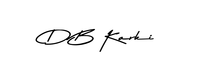 Also You can easily find your signature by using the search form. We will create D B Karki name handwritten signature images for you free of cost using Asem Kandis PERSONAL USE sign style. D B Karki signature style 9 images and pictures png