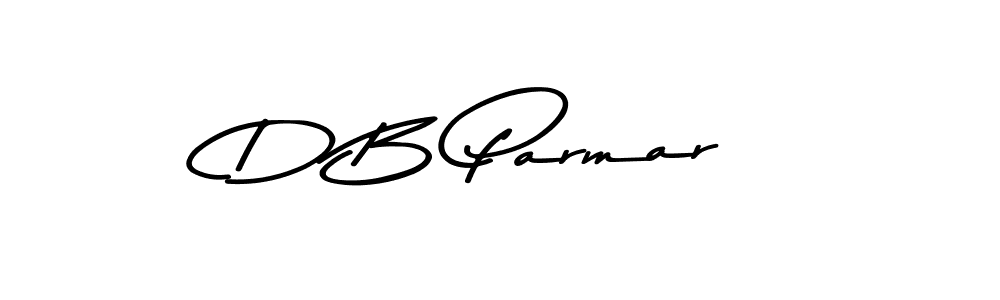 Use a signature maker to create a handwritten signature online. With this signature software, you can design (Asem Kandis PERSONAL USE) your own signature for name D B Parmar. D B Parmar signature style 9 images and pictures png