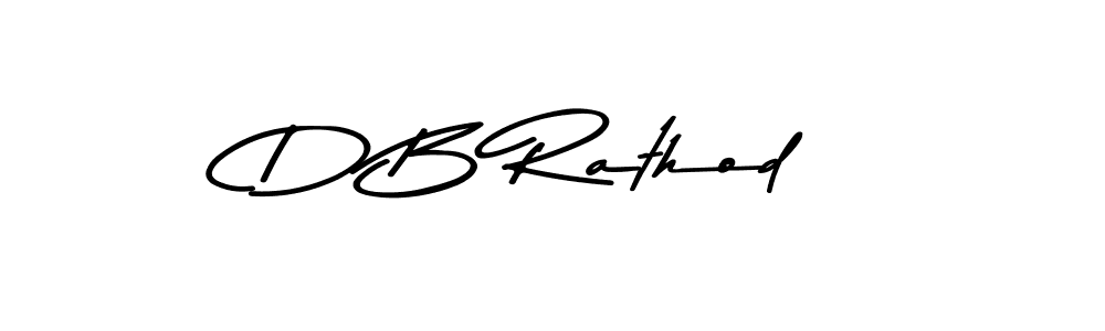 Also we have D B Rathod name is the best signature style. Create professional handwritten signature collection using Asem Kandis PERSONAL USE autograph style. D B Rathod signature style 9 images and pictures png