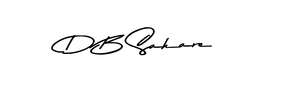 Make a beautiful signature design for name D B Sahare. Use this online signature maker to create a handwritten signature for free. D B Sahare signature style 9 images and pictures png