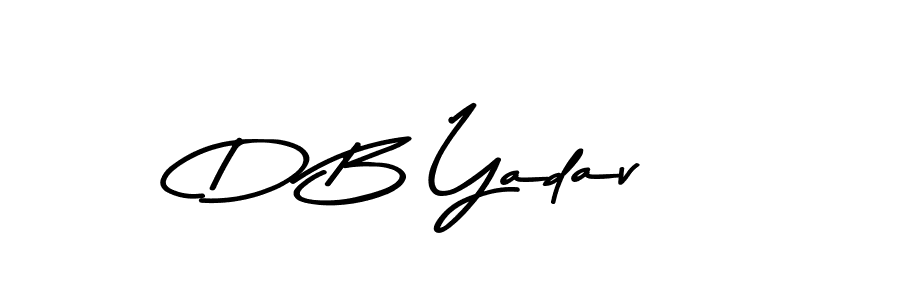 Design your own signature with our free online signature maker. With this signature software, you can create a handwritten (Asem Kandis PERSONAL USE) signature for name D B Yadav. D B Yadav signature style 9 images and pictures png